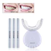 Custom Logo With Controller Wireless Tooth Bleaching Lamp Kit Blue Light LED Bulbs Teeth Whitening Gel Set Blanqueamiento Dental